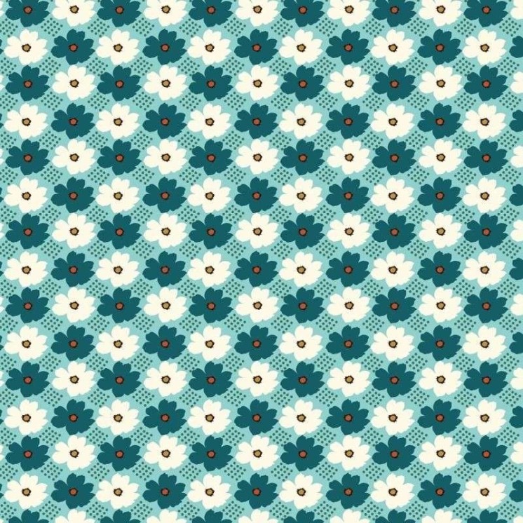 Tissu coton imprimé fleurs - Marseille Textiles