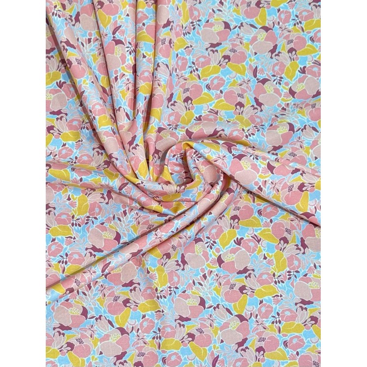 Tissu 100% viscose imprimé
