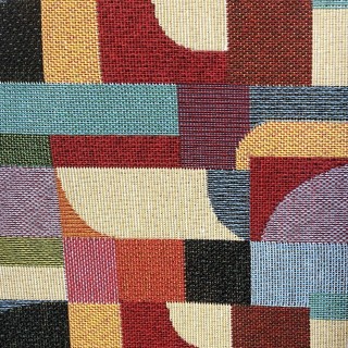 Tissus géométrique Jacquard Gobelin