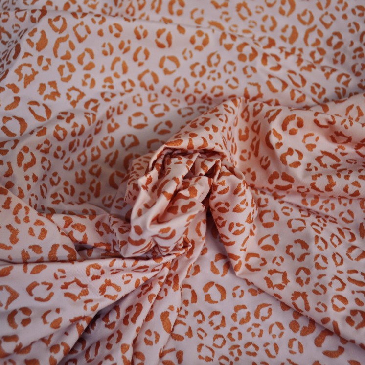 Lycra léopard rose