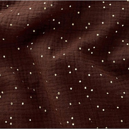 Double Gaze Pailletée Or , Marseille textiles