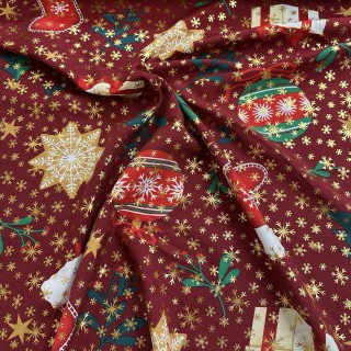 Tissus Burlington noël - Marseille Textiles