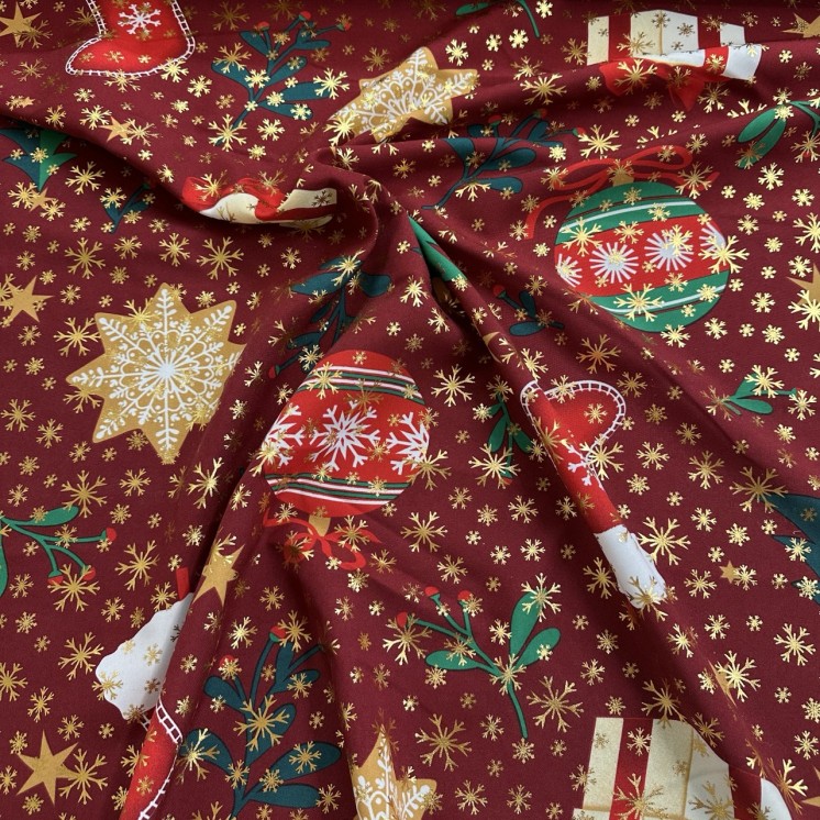 Tissus Burlington noël - Marseille Textiles