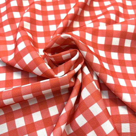 Burlington imprimé vichy - Marseille Textiles