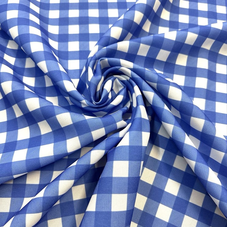 Burlington imprimé vichy - Marseille Textiles