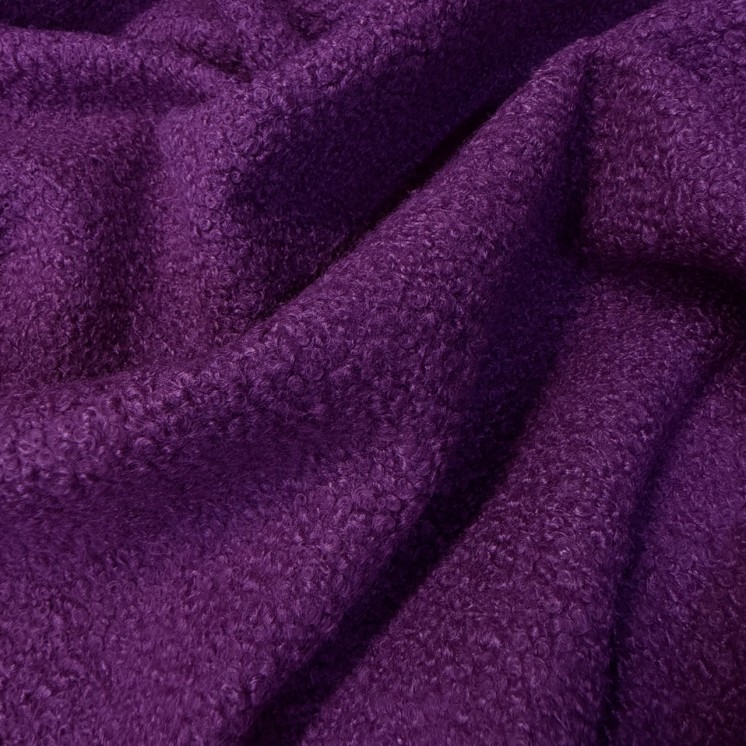 Lainage Bouclette Fuchsia - Marseille Textiles