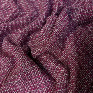 Lainage Tweed Fuchsia - Marseille Textiles