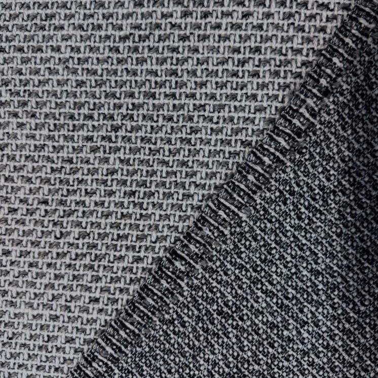 Lainage Tweed Noir et Blanc - Marseille Textiles