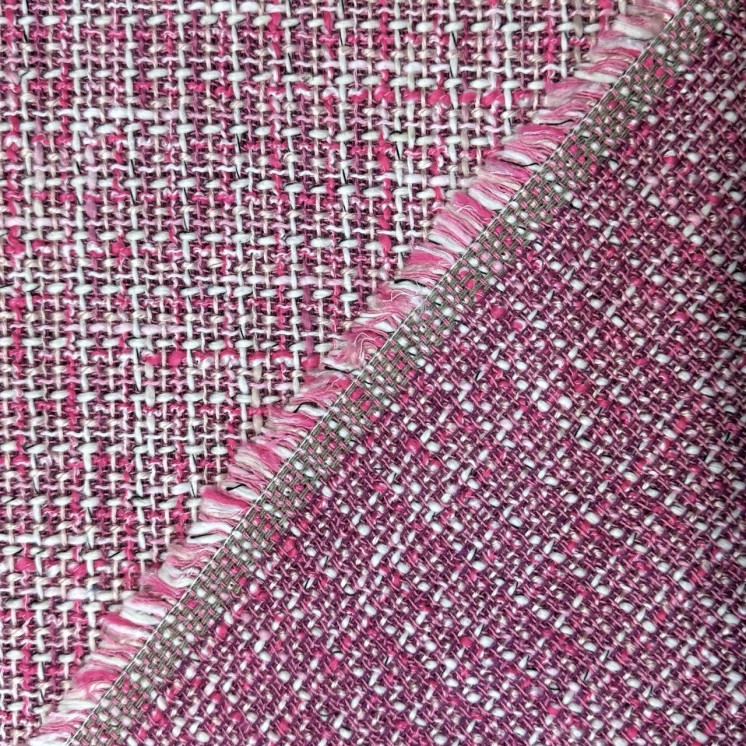 Lainage Tweed Fuchsia - Marseille Textiles