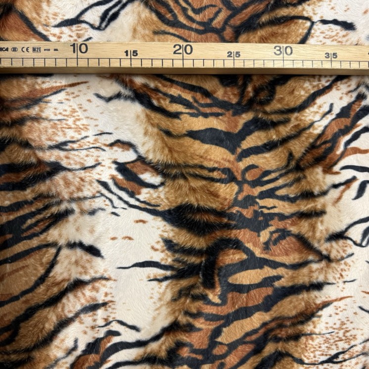Fausse Fourrure Tigre - Marseille Textiles