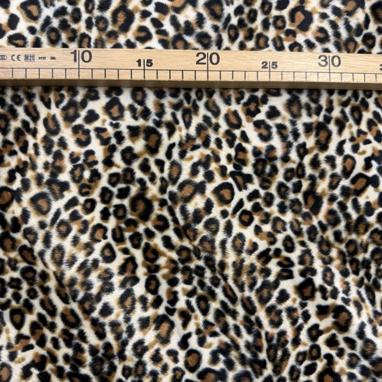 Fausse Fourrure Léopard - Marseille Textiles