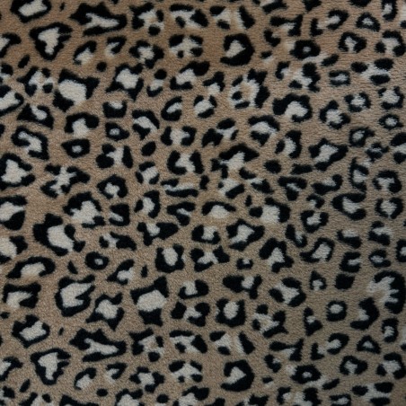 Polaire Doudou Léopard - Marseille Textiles