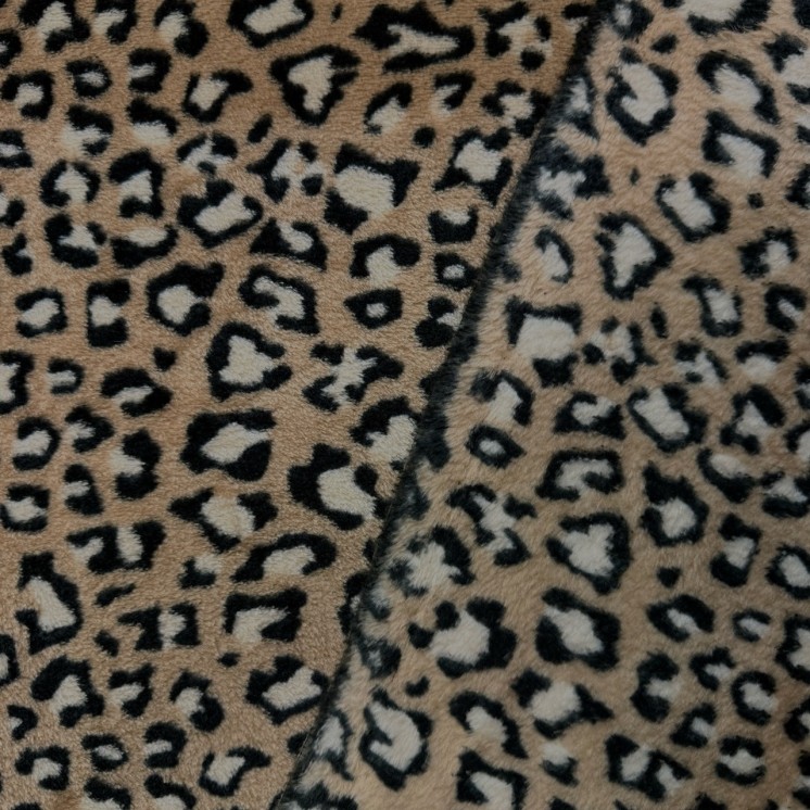 Polaire Doudou Léopard - Marseille Textiles