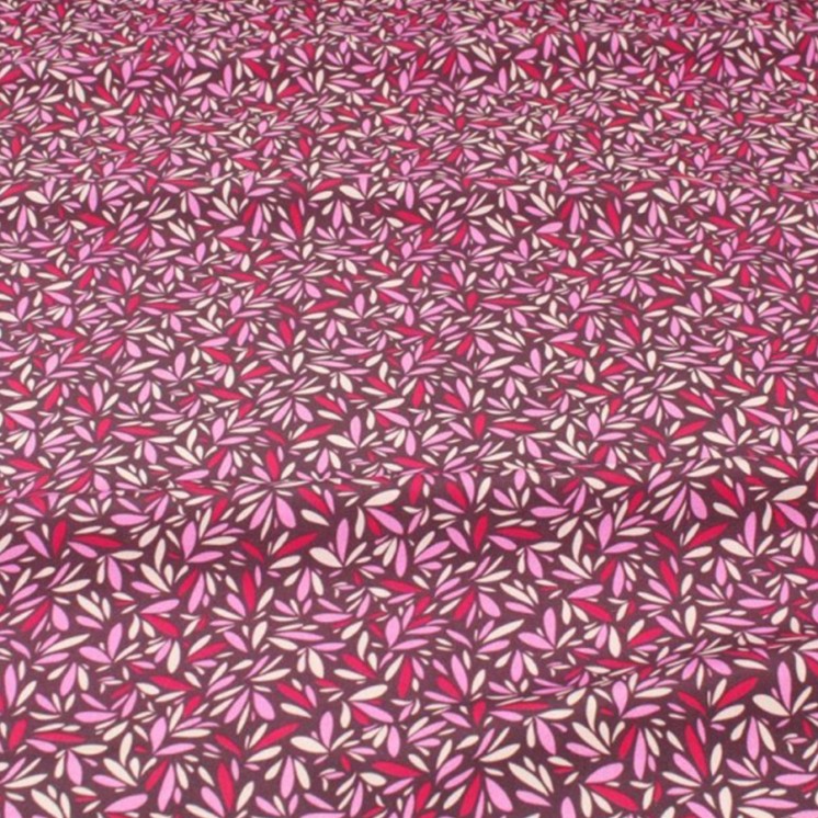 Tissus viscose imprimé pétales - Marseille Textiles