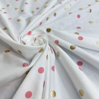 Jersey Coton à Pois _ Marseille Textiles