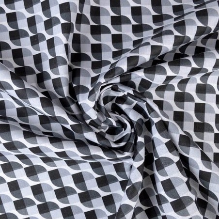 Tissus imprimé Joplin coton - Marseille Textiles