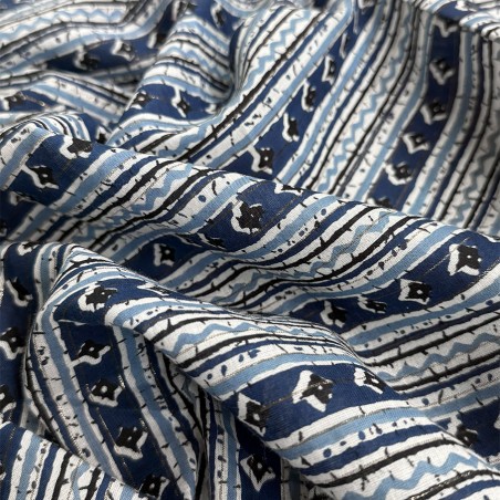 Tissu imprimé indien - Marseille Textiles