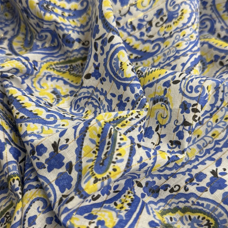 Tissu imprimé indien - Marseille Textiles