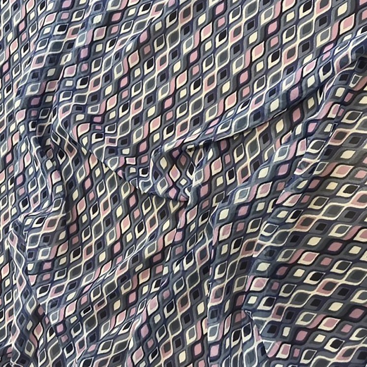 Coupon mousseline polyester - Marseille Textiles