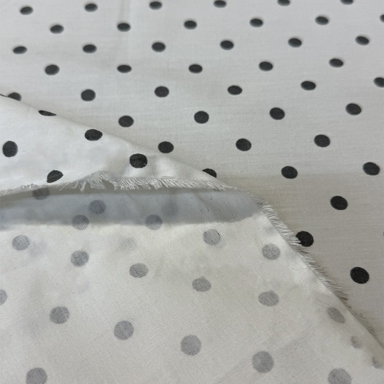 Toile de coton à Pois - Marseille Textiles