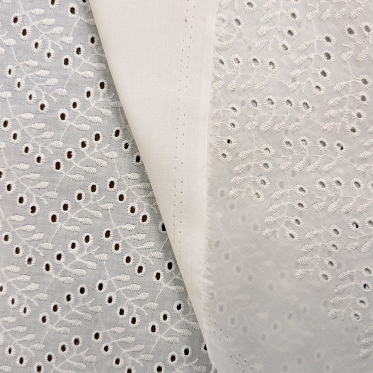 Tissu Broderie Anglaise - Marseille Textiles