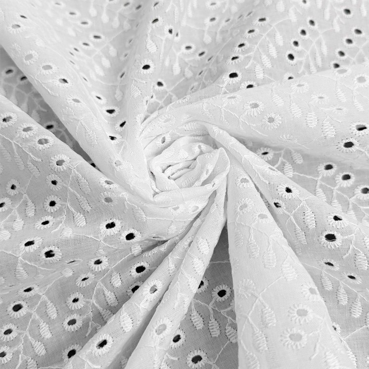 Tissu Broderie Anglaise - Marseille Textiles