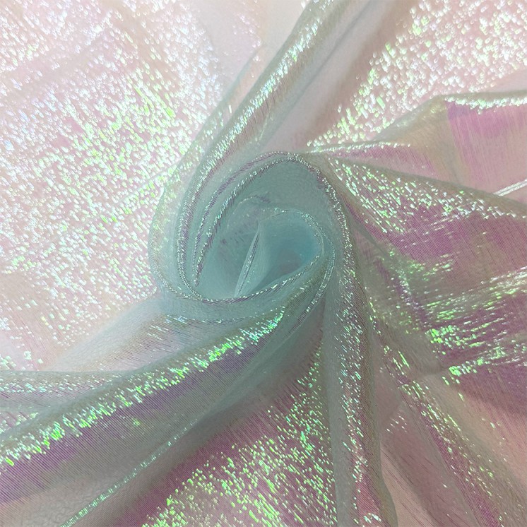Organza Irisé créponné - Marseille Textiles