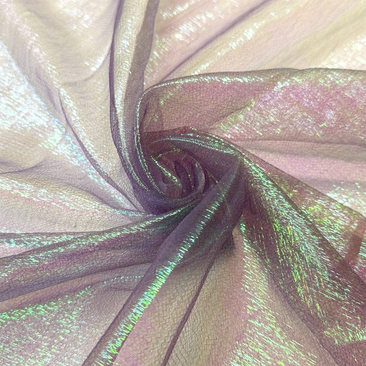 Organza Irisé créponné - Marseille Textiles