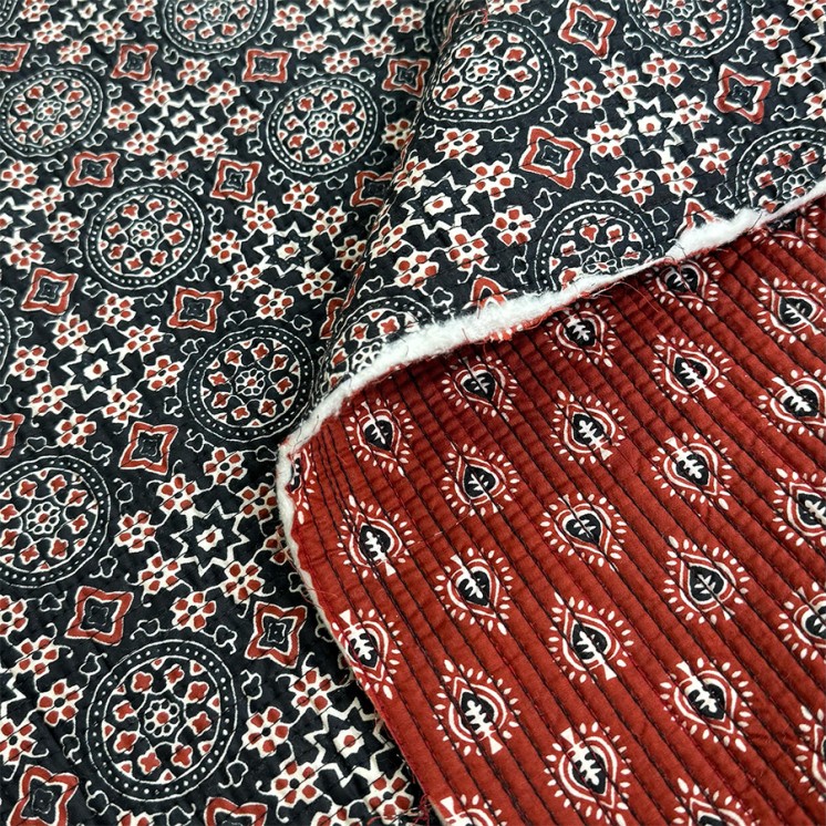 Matelassé imprimé indien - Marseille Textiles