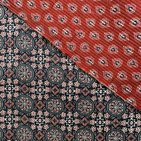 Matelassé imprimé indien - Marseille Textiles