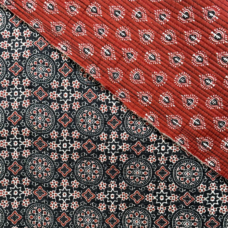 Matelassé imprimé indien - Marseille Textiles