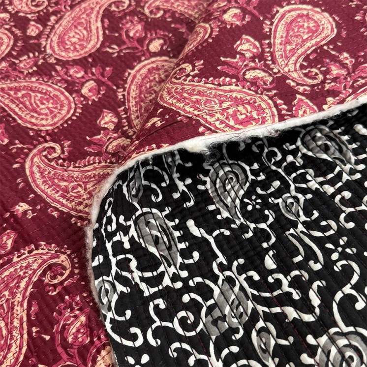 Matelassé imprimé indien - Marseille Textiles