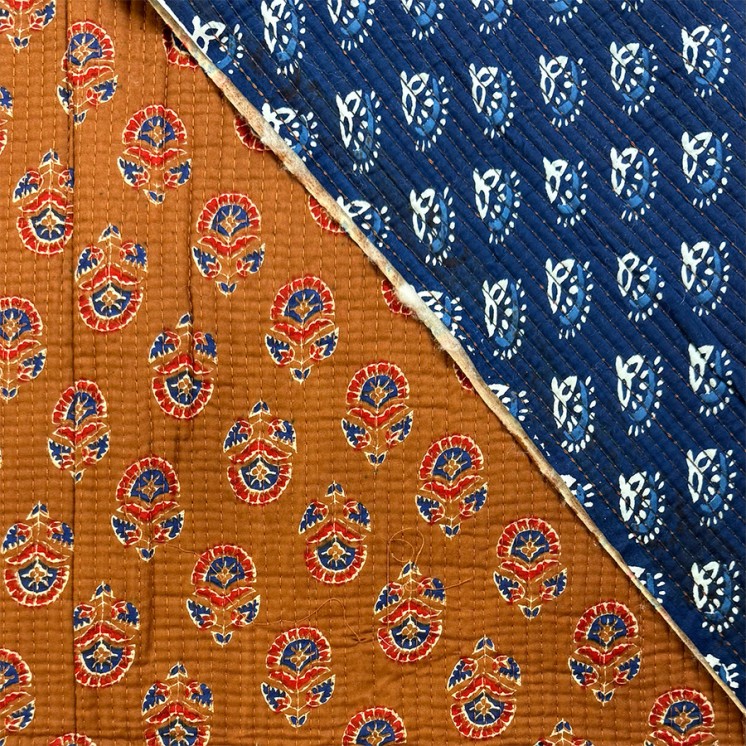 Matelassé imprimé indien - Marseille Textiles