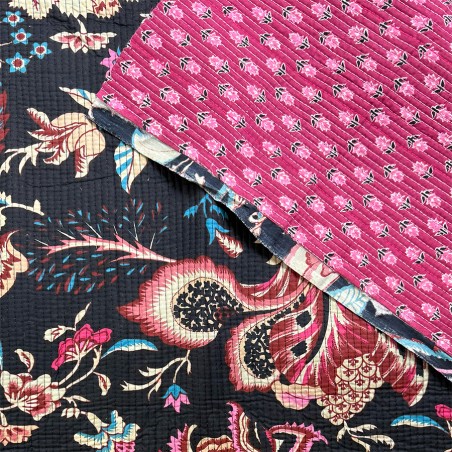 Matelassé imprimé indien - Marseille Textiles