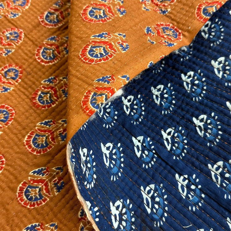 Matelassé imprimé indien - Marseille Textiles