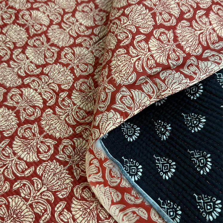 Matelassé imprimé indien - Marseille Textiles