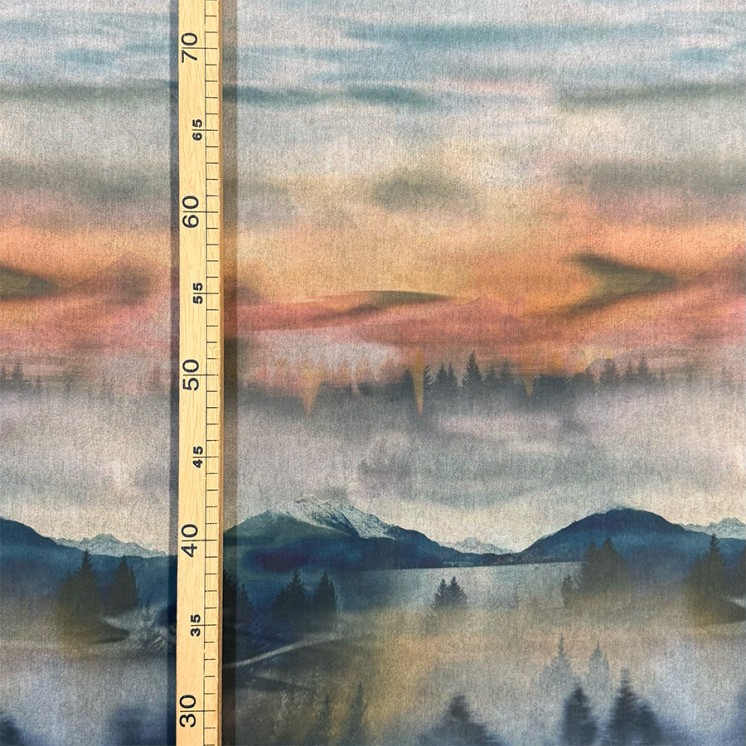 Coton Motif Paysage - Marseille Textiles