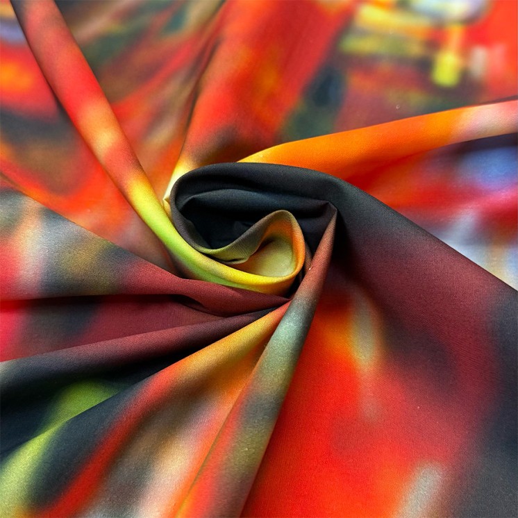 Coton imprimé dégradé - Marseille Textiles