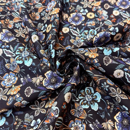 Coton Motif Jardin - Marseille Textiles