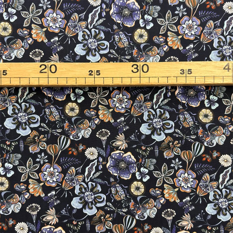 Coton Motif Jardin - Marseille Textiles