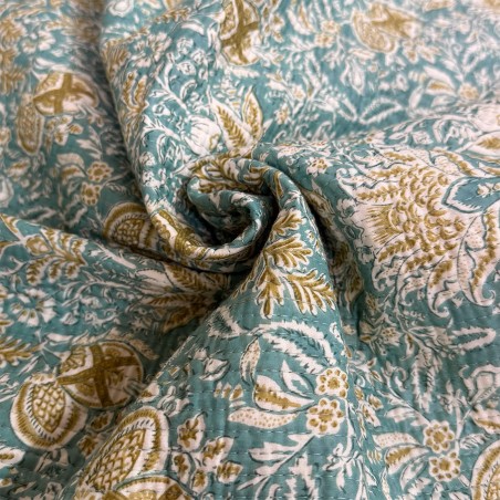 Matelassé imprimé indien - Marseille Textiles