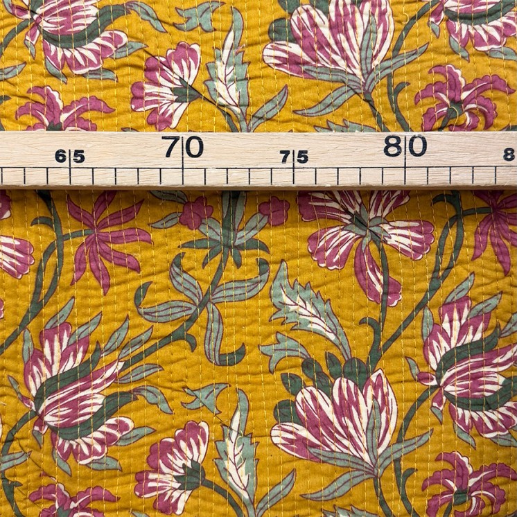 Matelassé imprimé indien - Marseille Textiles