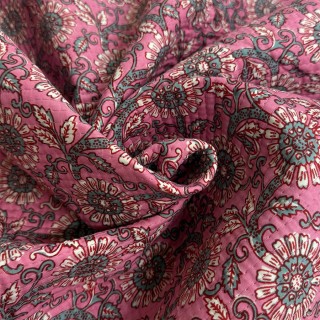 Matelassé imprimé indien - Marseille Textiles