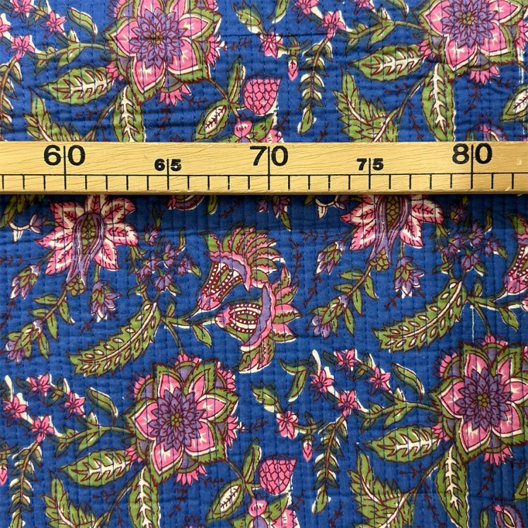 Matelassé imprimé indien - Marseille Textiles