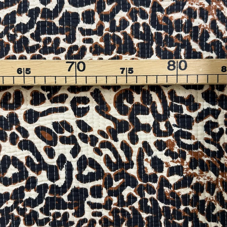 Matelassé imprimé indien - Marseille Textiles