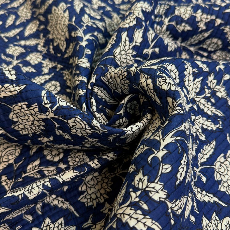 Matelassé imprimé indien - Marseille Textiles