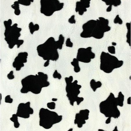 Fausse Fourrure Imprimée Vache , Marseille Textiles