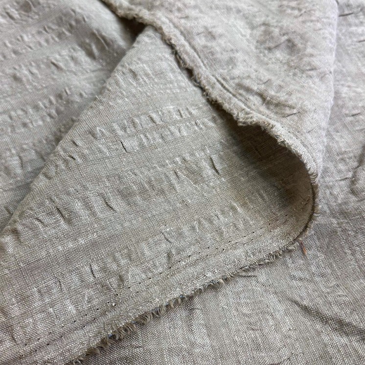 Tissu Lin Gaufré - Marseille Textiles