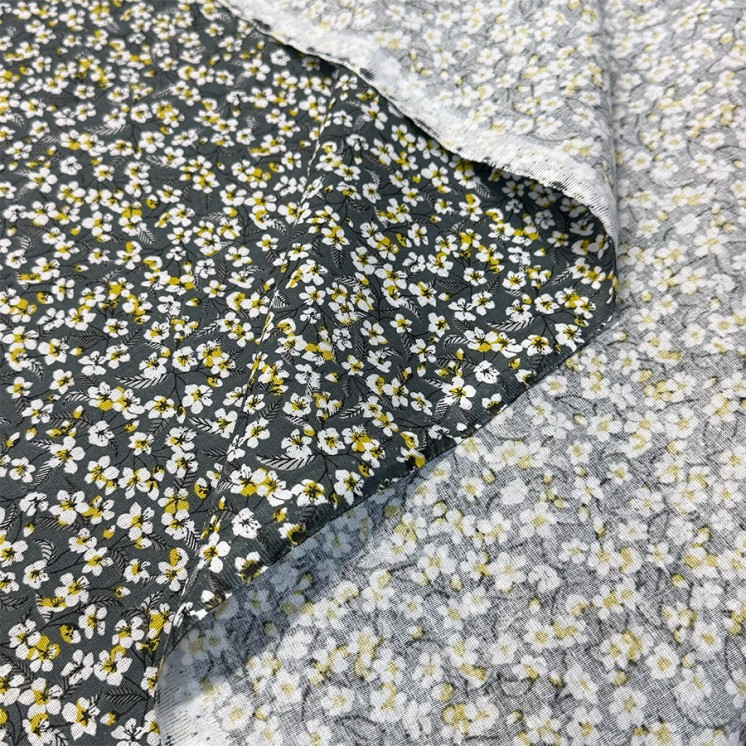 Coton Cretonne Fleuri - Marseille Textiles