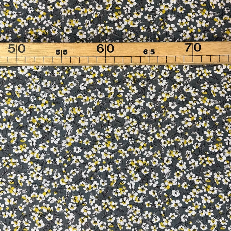 Coton Cretonne Fleuri - Marseille Textiles